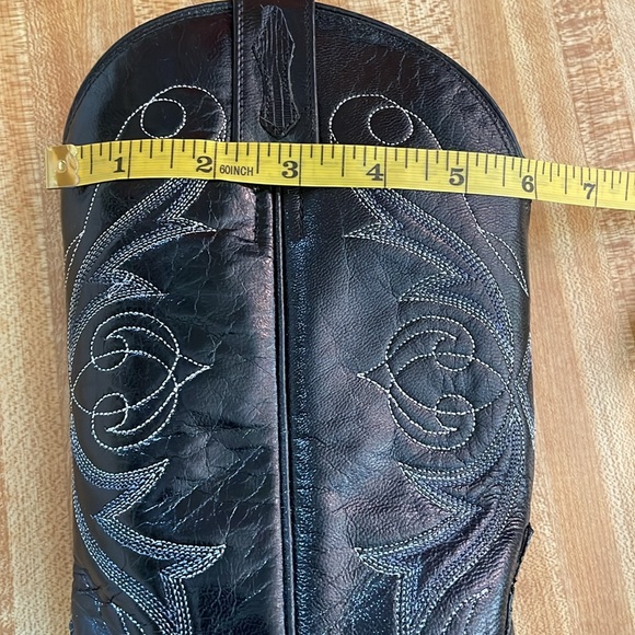 El General Western Teju Lizard Leather Boots Size W-8 M-6.5 - Picture 11 of 12